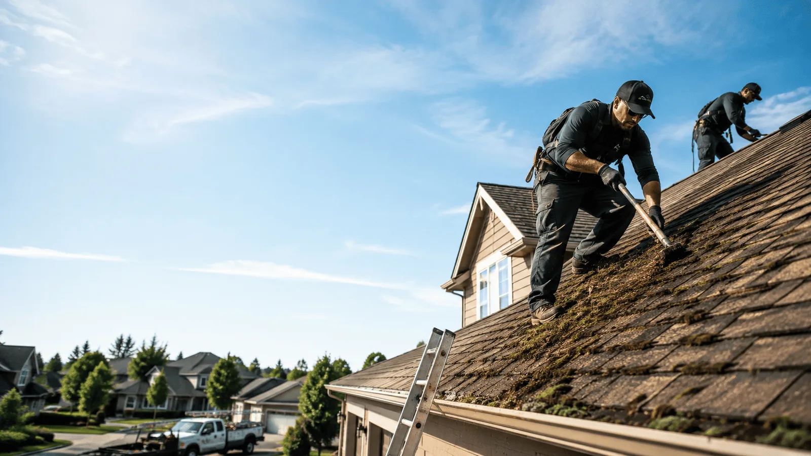 Roof Moss Removal in Orchard, IA near me